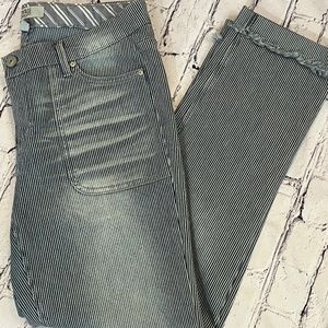 Vintage American Blues, stripped denim jeans, size 4